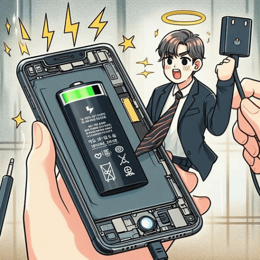 아이폰 배터리 교체 과정
