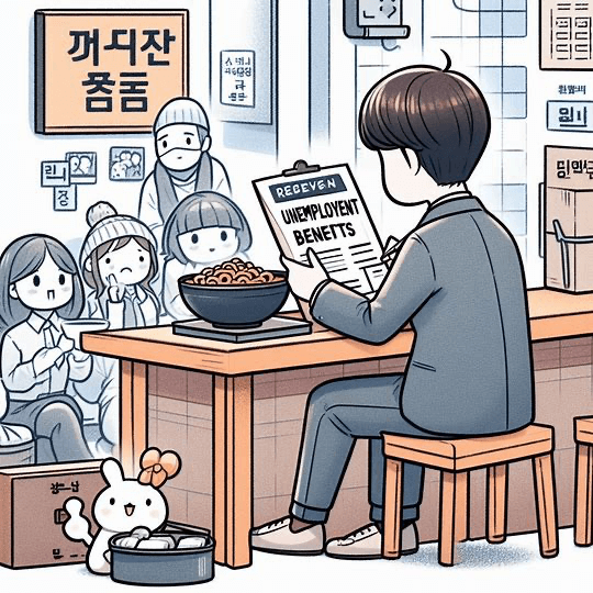 2024년 실업급여 조건 및 신청 방법: 한 달에 얼마나 받을 수 있을까? 자진 퇴사 포함
