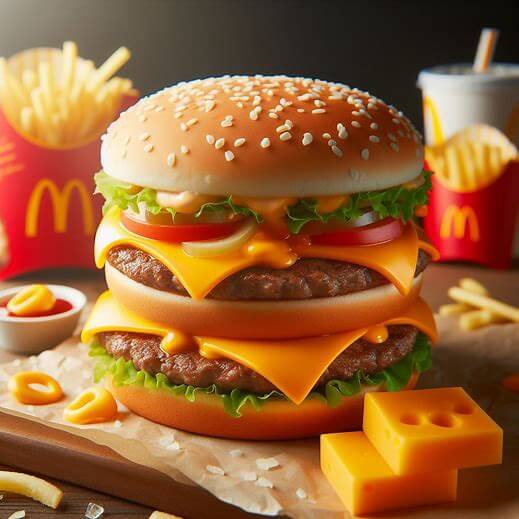 3. 더블쿼터파운더 치즈 (Double Quarter Pounder with Cheese)
